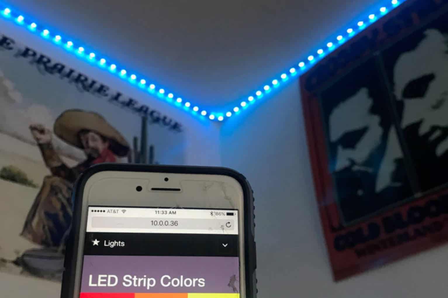 how to connect led lights to bluetooth